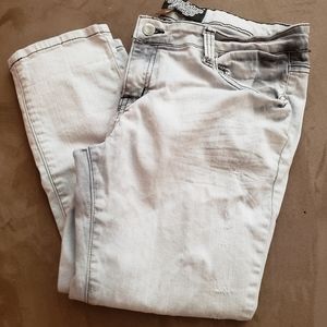 Acid wash skinny jeans